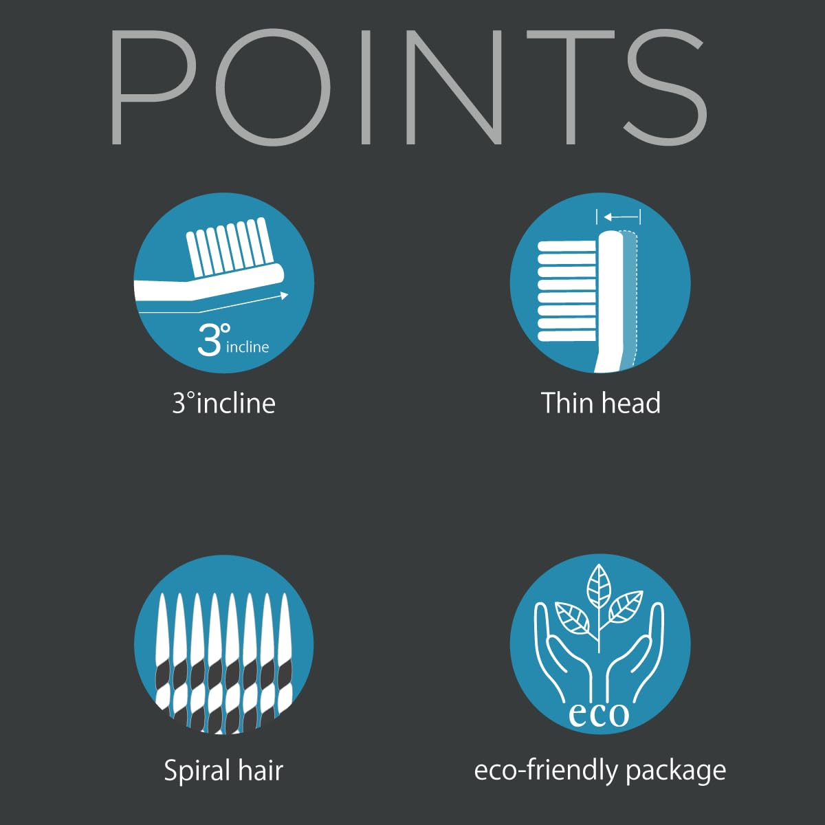 Replacement Brush Heads Refill, 4 Count -4 Row Ultra Fine Spiral Bristle, Silver Ions