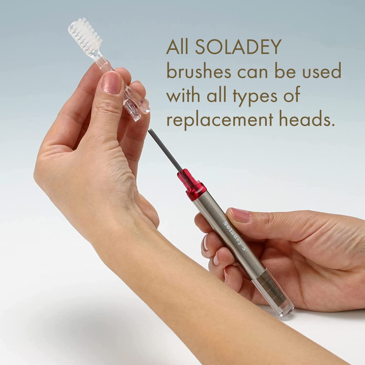 Replacement Brush Heads Refill, 4 Count -4 Row Medium Bristle