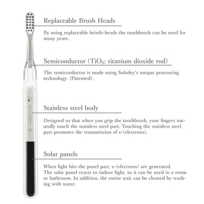 Soladey5 Ionic Toothbrush Black