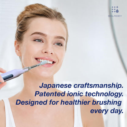 Soladey Rhythm3, Ionic Power Electric Toothbrush, Piano Black